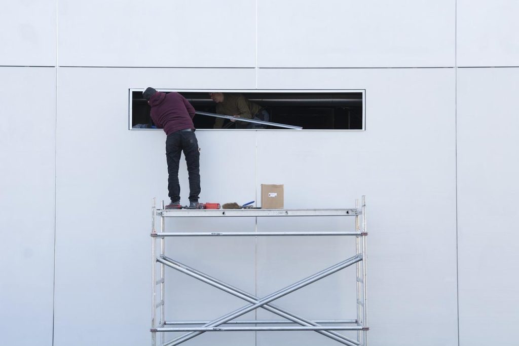 Milieuvriendelijke rolsteigers met lichtgewicht constructie en duurzame materialen voor klimaatvriendelijk bouwen